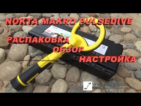 Видео: Nokta Makro PulseDive - обзор, распаковка, настройка