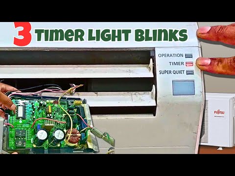 Видео: Исправьте 3 мигания индикатора таймера на кондиционере Fujitsu Mini Split за считанные минуты!