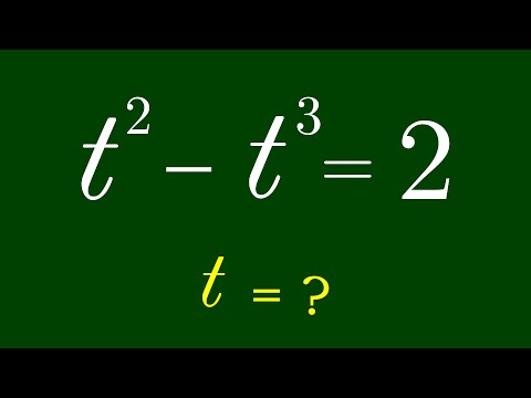 Видео: Хорошая задача по алгебре | Математическая олимпиада | Найдите t=?