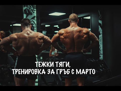 Видео: 240кг ПОЛУТЯГА - ТРЕНИРОВКА ЗА ГРЪБ С МАРТО