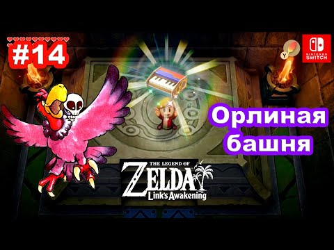 Видео: 14 - Орлиная башня. Мракокрыл. The Legend of Zelda: Link’s Awakening. Eagle's Tower. Nintendo Switch