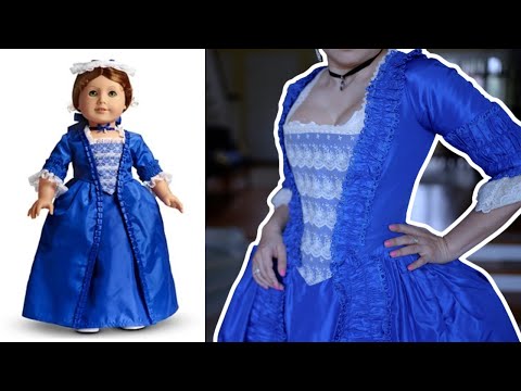 Видео: Я НАКОНЕЦ-ТО сшила синее платье для Фелисити! (То самое, которое побудило меня заняться историчес...