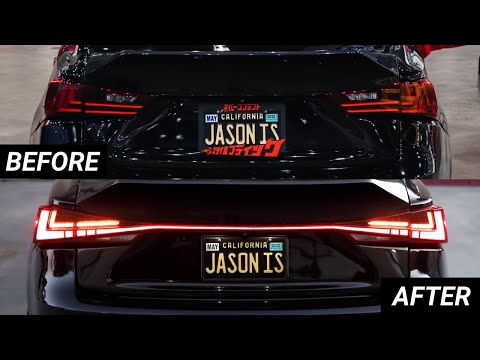 Видео: Переделка задних фонарей Lexus IS! (РЕМОНТ 2021 ГОДА)