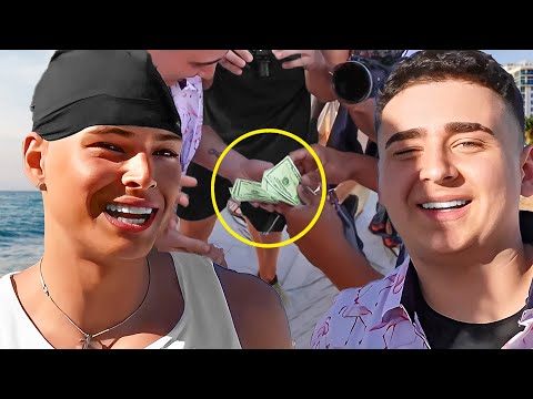 Видео: Я выиграл приз в размере 10 000 долларов у Лейси в Майами-Бич!