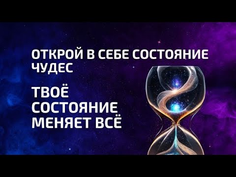 Видео: Открой в себе состояние Чудес 💫 через простую практику осознания Единства со Вселенной 🌌