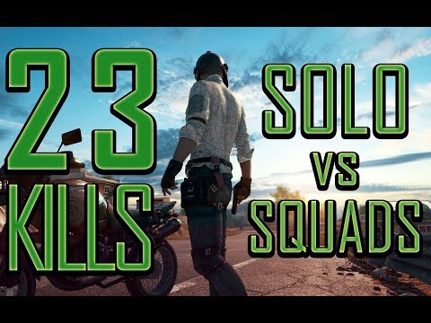 Видео: Один против сквадов / 23 килла / Отжал эирдроп BEST PUBG