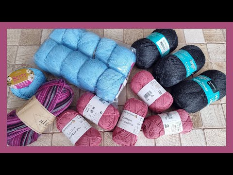Видео: Новая посылка с пряжей из Pryazha.su/Планы