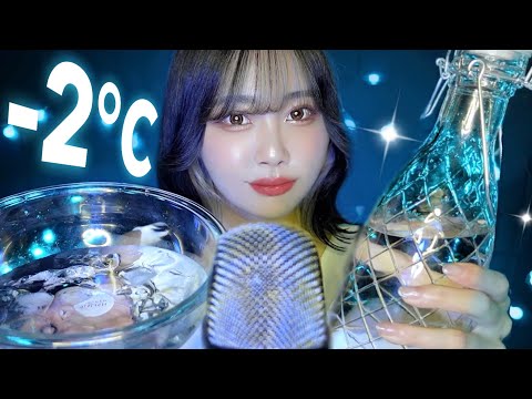 Видео: ASMR｜Температура тела падает на 2°C❄️Звук прохладной воды 😴💧💦