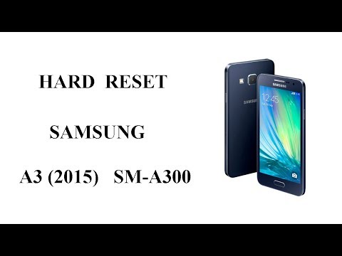 Видео: Hard Reset Samsung A3 2015  Сброс Настроек