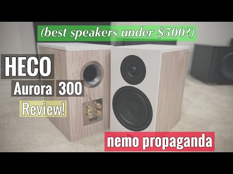 Видео: Лучшие полочные колонки до 500 долларов. Обзор Heco Aurora 300!