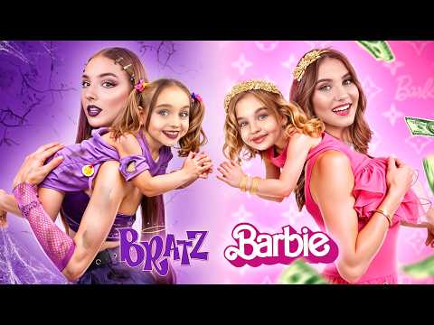Видео: Кукла Барби vs Братц Стали Мамами! Богатая Кукла vs Бедная Кукла