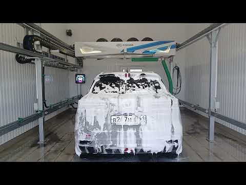 Видео: Роботизированный бесконтактный автомоечный комплекс 2025г.