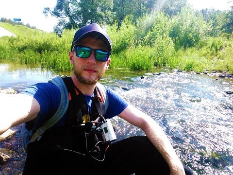 Видео: Рыбалка на сказочной микроречке!  Испытание вейдерсов в сложных условиях!