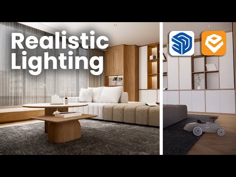 Видео: Реалистичное освещение интерьера с Enscape для Sketchup