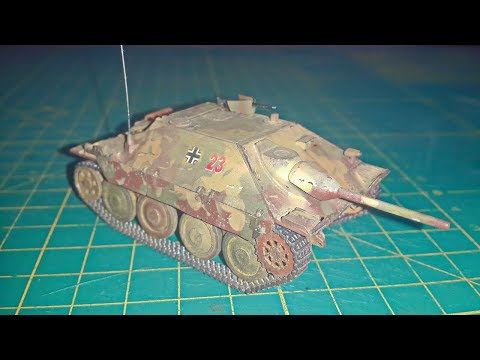Видео: Покраска модели Hetzer-Starr 1:72