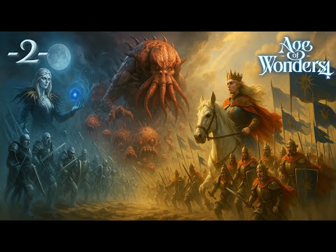 Видео: Age of wonders 4 | Новая угроза из недр 👑🩸  | Прохождение #2