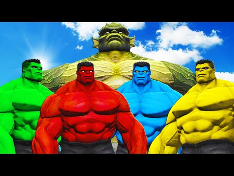 Видео: команда халк против мерзости - эпическая битва