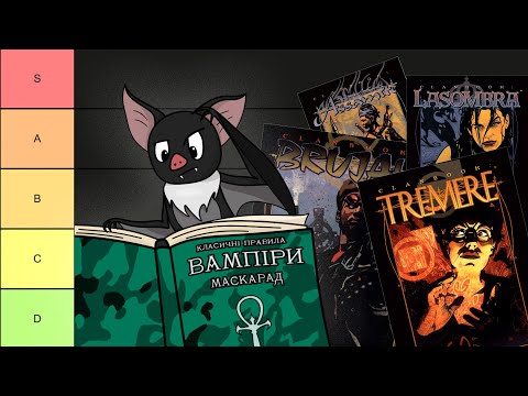 Видео: Найцікавіші кланбуки! З чого почати заглиблення у лор Vampire: The Masquerad?