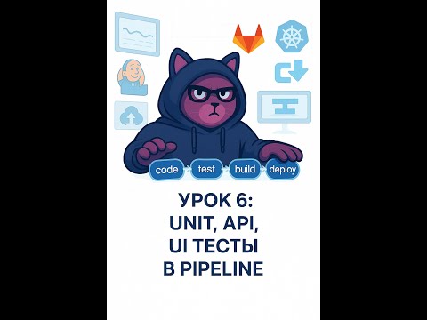 Видео: 🚀 Шестое занятие по CI/CD | Unit, API, UI-тесты в пайплайне