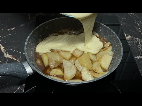 Видео: Знаменитый грушевый пирог за 30 минут: вкусный жареный пирог!