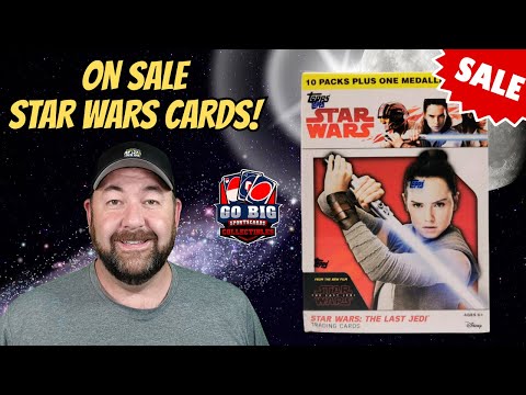 Видео: 🪐 Я нашёл это на распродаже! 2017 Topps Star Wars: The Last Jedi Blaster Box Rip!