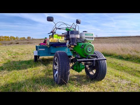 Видео: Удлинил и заменил полуоси на мотоблоке Aurora 1400 multi-shift