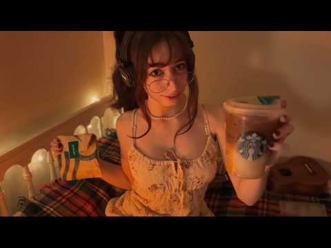 Видео: ˚ʚ Хочешь составить мне компанию сегодня вечером? ASMR mukbang꒱‧₊˚