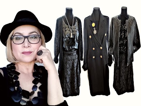 Видео: Тренды осени-зимы. Total black. Тотальный черный с примерками)