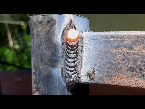 Видео: не все знают.  почему сварщики не говорят об этом секрете |  вертикальная сварка тонкой квадратн