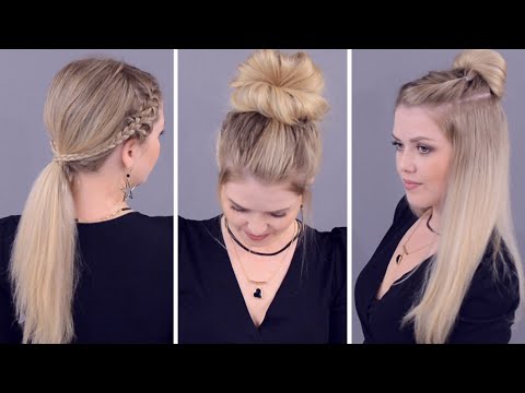 Видео: 🔥😱 5 ПРОСТЫХ ПРИЧЕСОК ЗА 1 МИНУТУ! 😱 5 DIY  EASY UPDO HAIR TUTORIAL 😍