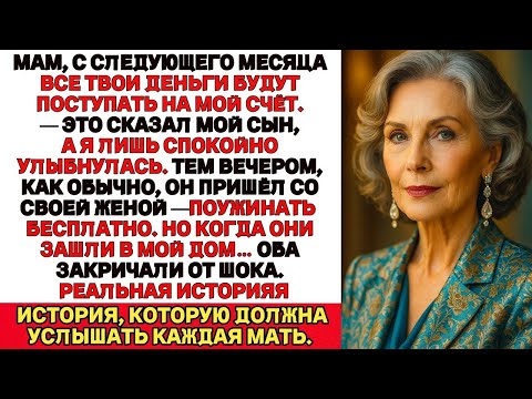 Видео: Я ПЛАКАЛА, ЧИТАЯ! Мой сын пытался контролировать мои деньги. Но он и представить не мог, что я тихо
