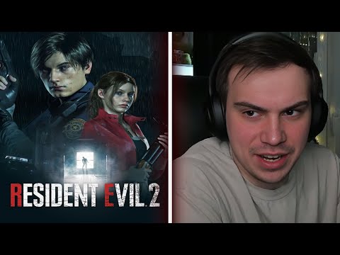 Видео: ГЛЕБ ИГРАЕТ В Resident Evil 2 (Леон) | Sasavot