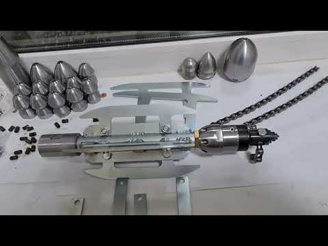 Видео: Цепной корнерез для гидродинамических машин от 50 до 85 л/мин. Видео-тест .Выпускаем кракена.