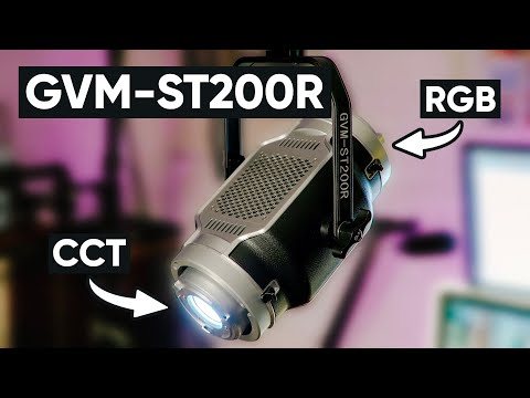 Видео: Одна голова хорошо, а две - лучше. Двухголовый RGB свет GVM-ST200R