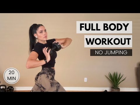 Видео: 20-минутная тренировка с гантелями на все тело (без прыжков, домашняя тренировка)