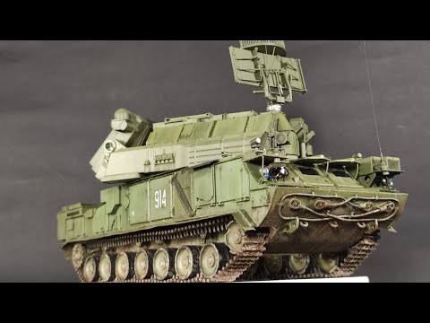 Видео: Тор-М2 окраска (1/35звезда)