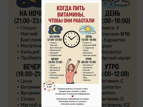 Видео: ПЬЁМ ВИТАМИНЫ ПРАВИЛЬНО!