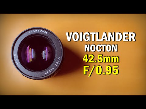 Видео: Обзор Voigtländer Nocton 42.5mm f/0.95 против кропа и фф