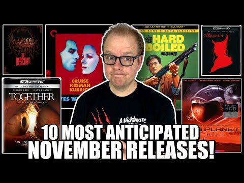 Видео: Мои 10 САМЫХ ожидаемых релизов в формате 4K и Blu-ray в НОЯБРЕ 2025 ГОДА!