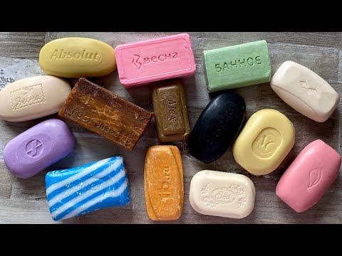 Видео: ASMR Soap cutting | Soap Carving|Резка мыла  | ASMR