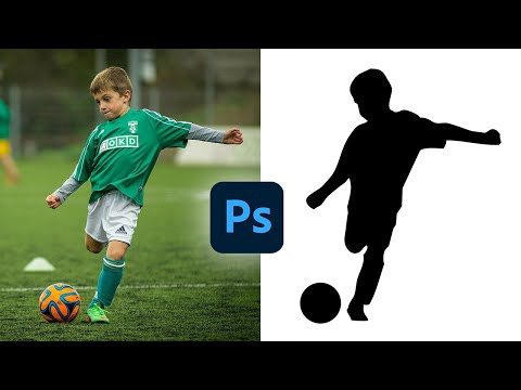 Видео: Как сделать векторную фигуру из объекта на фотографии в фотошопе