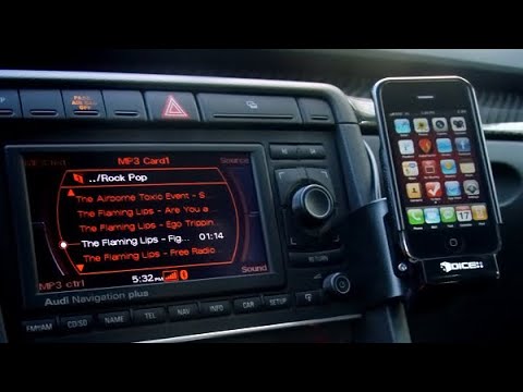 Видео: Audi A4 B7 штатный Bluetooth телефона к RNS-E.