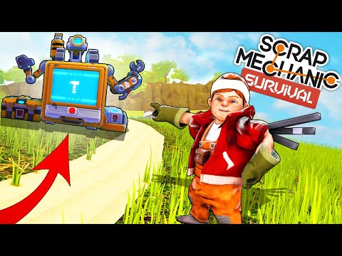 Видео: МЫ НАШЛИ ОГРОМНУЮ МАСТЕРСКУЮ С КРУТЫМ КРАФТ БОТОМ! - SCRAP MECHANIC SURVIVAL! ДЕНЬ 2