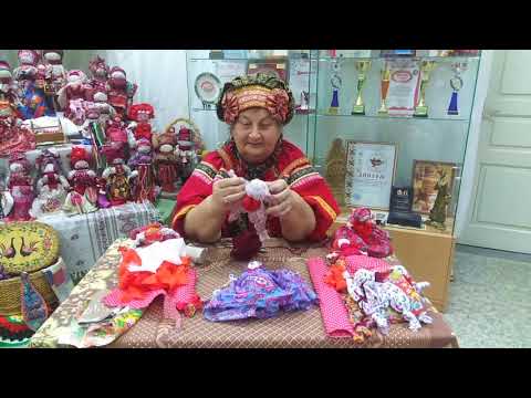 Видео: мастер  класс “Кукла с узелками“ Агаевой И В