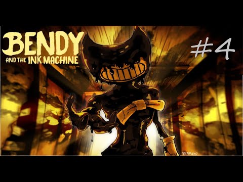 Видео: Чернильный демон вновь пришёл за мной... | Прохождение Bendy and the Ink Machine #4