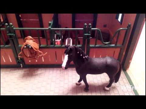 Видео: Обзор на конюшню Schleich 2014