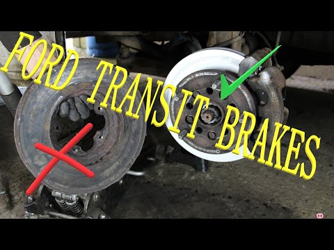 Видео: КАК: заменить передние тормоза TRANSIT CUSTOM, ДИСКИ, КОЛОДКИ