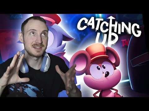 Видео: Catching Up - На Русском Пилот | Реакция на Cyber Cat Studio