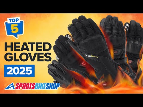 Видео: 5 лучших мотоциклетных перчаток с подогревом 2025 года — Sportsbikeshop