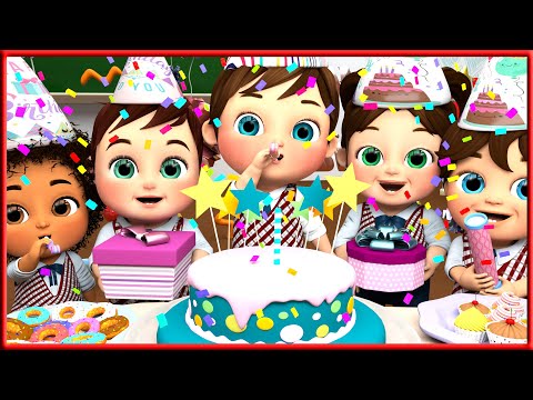 Видео: С Днем Рождения Тебя - Песни Для Детей | Banana Cartoon Preschool-банане Мультфильм